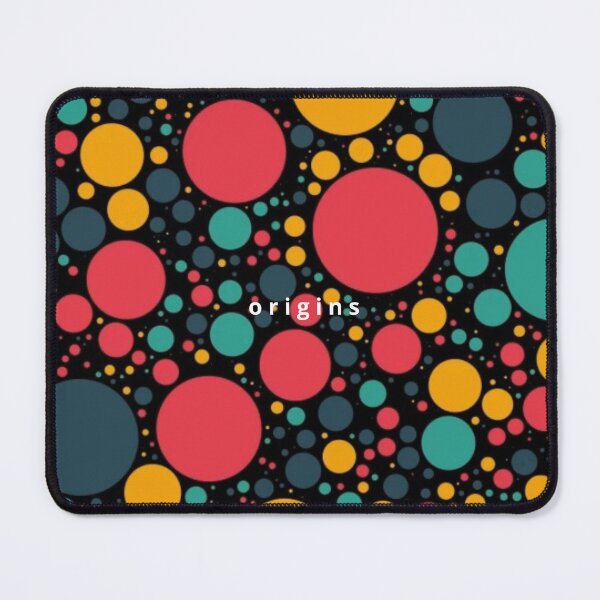 Item preview, Colorful Circles Retro Pattern Origins designed and sold by ORIGINS LINES.