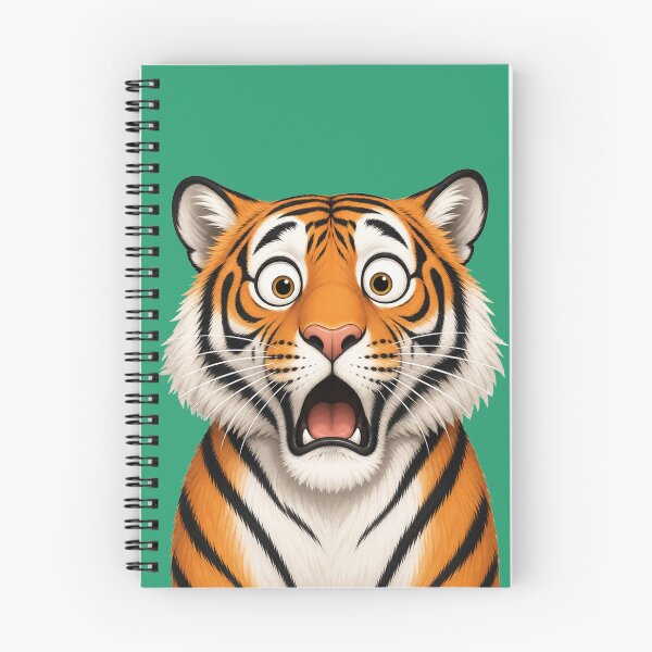 Item preview, Copy of Shocked Tiger Face – Funny Animal Gift designed and sold by Wenvilgrace.
