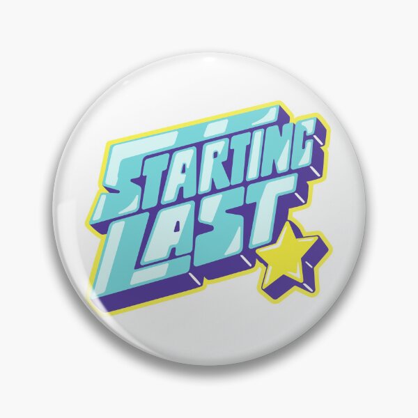 Item preview, Starting Last Retro Pop Punk Block Letter Logo Sticker Design designed and sold by CLUB SODA KID DESIGNS.