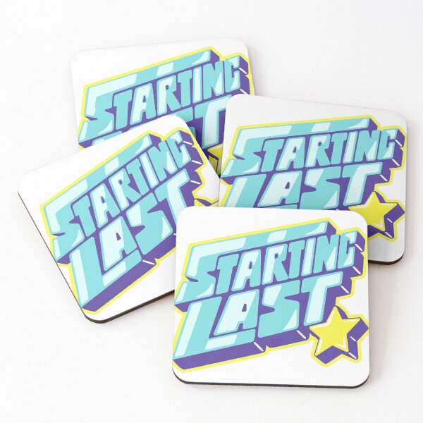 Artikelvorschau, Startet als letztes Retro-Pop-Punk-Blockbuchstaben-Logo-Aufkleberdesign entworfen und verkauft von CLUB SODA KID DESIGNS.