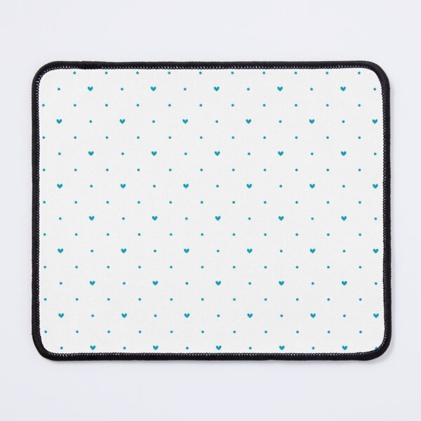 Item preview, Aqua Hearts & Dots – Minimalist Turquoise Pattern designed and sold by HO•Designs.