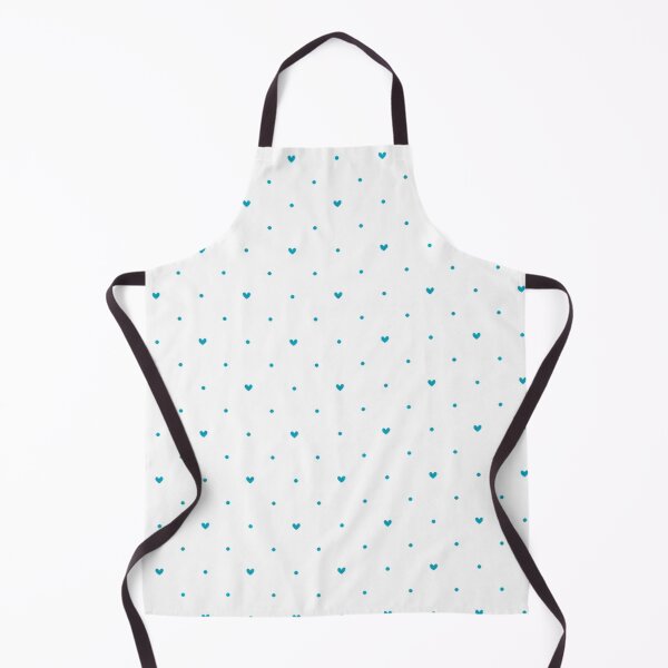 Item preview, Aqua Hearts & Dots – Minimalist Turquoise Pattern designed and sold by HO•Designs.