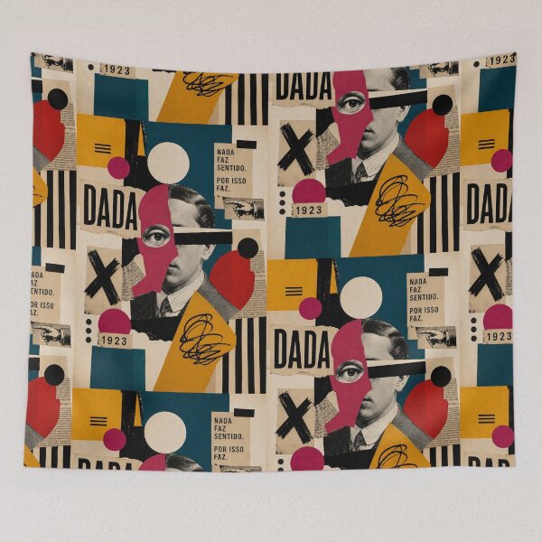 Item preview, othing Makes Sense — Dada Absurdist Collage 1923 designed and sold by MarksBook.