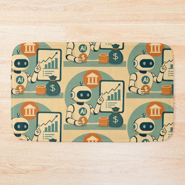Item preview, Artificial Intelligence Robot Presenting Financial Growth And Investments designed and sold by Zhanna LL.