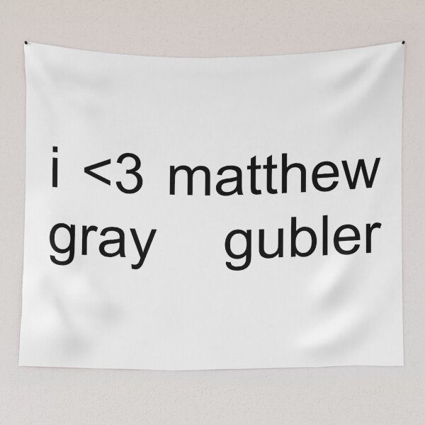 Item preview, Matthew Gray Gubler designed and sold by GreenxGreen.