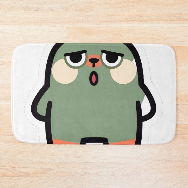 Item preview, Cute Green Blob Monster Flat Design designed and sold by GSideArtStore.