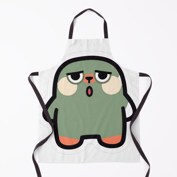 Item preview, Cute Green Blob Monster Flat Design designed and sold by GSideArtStore.