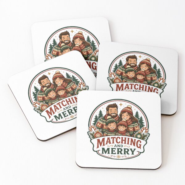 Item preview, Matching And Merry Christmas Family Holiday Gift designed and sold by OliviaHayesArt.