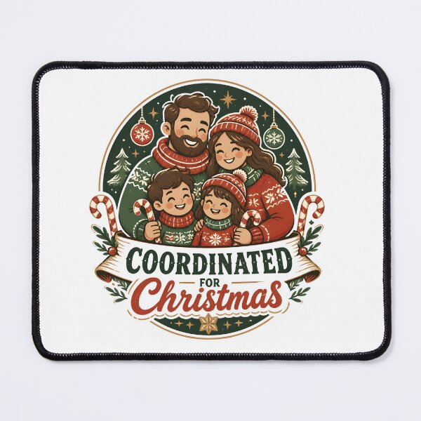 Item preview, Coordinated For Christmas Christmas Family Holiday Gift designed and sold by OliviaHayesArt.