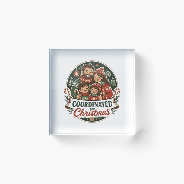 Item preview, Coordinated For Christmas Christmas Family Holiday Gift designed and sold by OliviaHayesArt.