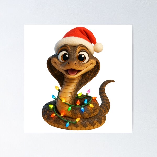Item preview, Christmas False Water Cobra designed and sold by Sillytoe.