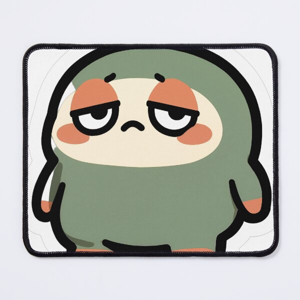 Item preview, Cute Green Blob Monster Flat Design designed and sold by GSideArtStore.