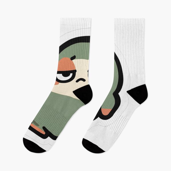 Artikelvorschau, Niedliches grünes Blob-Monster-Flat-Design entworfen und verkauft von GSideArtStore.