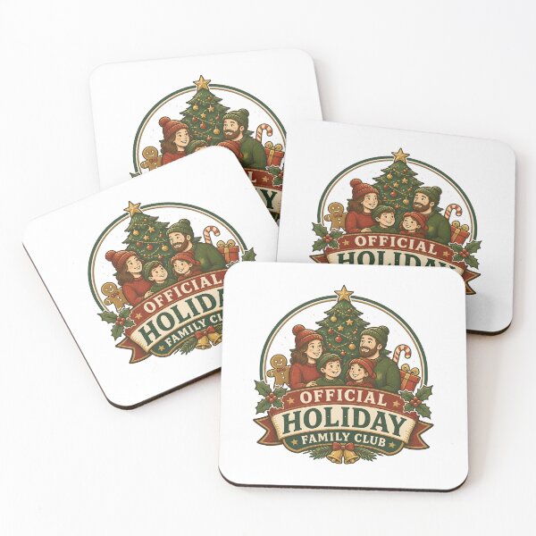 Item preview, Official Holiday Family Club Christmas Family Holiday Gift designed and sold by OliviaHayesArt.