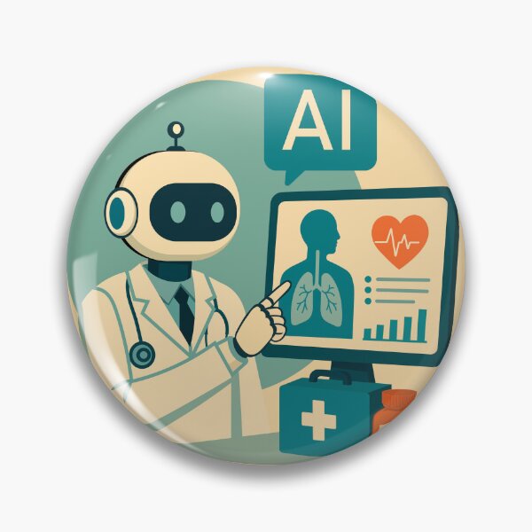 Item preview, AI Robot Doctor Using Technology For Modern Healthcare designed and sold by Zhanna LL.