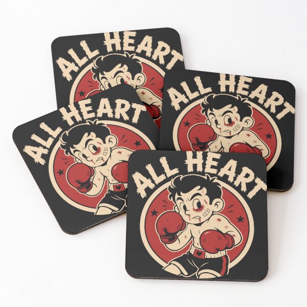 Item preview, All Heart Vintage Cartoon Boxer | Edgy Retro Fighter designed and sold by CLUB SODA KID DESIGNS.