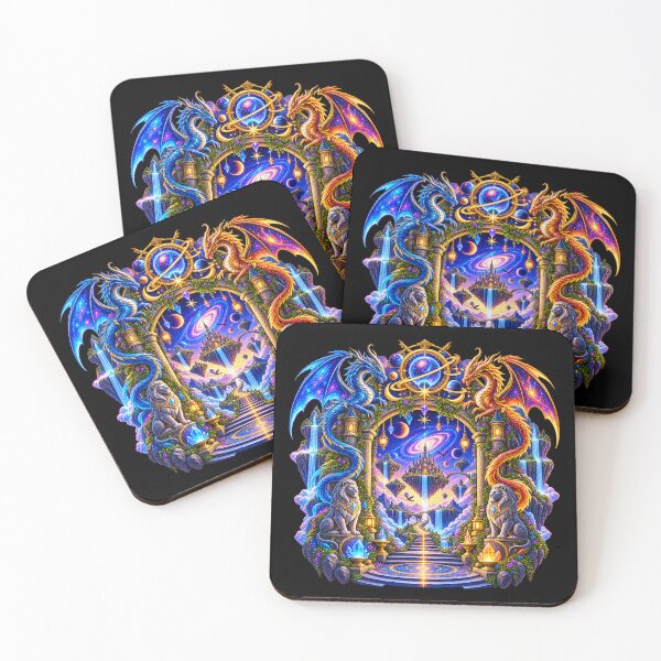 Item preview, Celestial Dragon Gate – Guardians of the Mystic Portal designed and sold by TroviTutto.