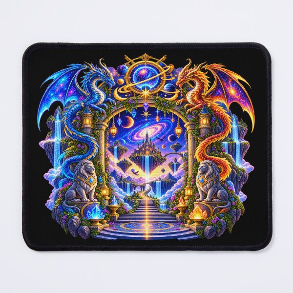 Item preview, Celestial Dragon Gate – Guardians of the Mystic Portal designed and sold by TroviTutto.
