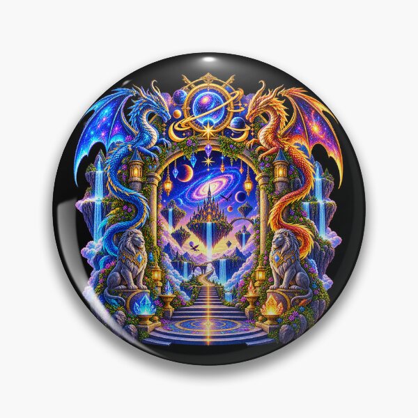 Item preview, Celestial Dragon Gate – Guardians of the Mystic Portal designed and sold by TroviTutto.