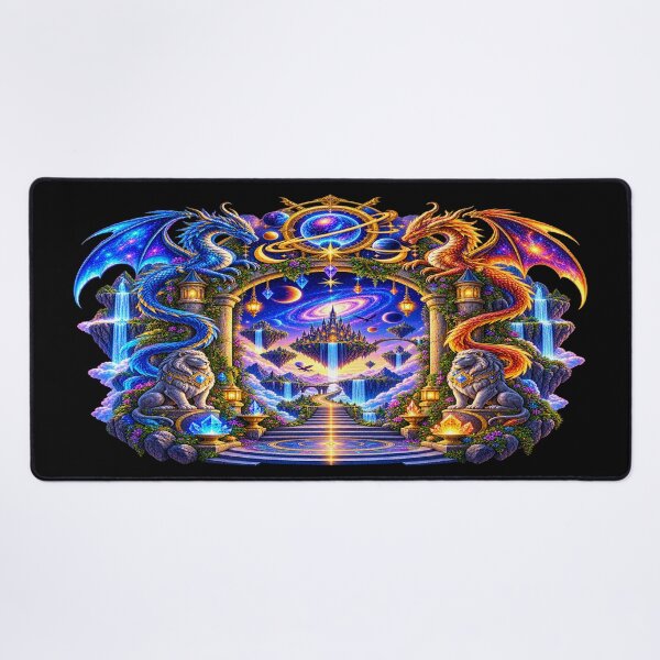 Item preview, Celestial Dragon Gate – Guardians of the Mystic Portal designed and sold by TroviTutto.