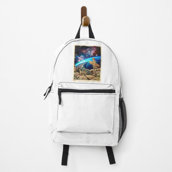 Item preview, Golden Retriever Surf Instructor Watching Cosmic Tides designed and sold by PictoVibe.