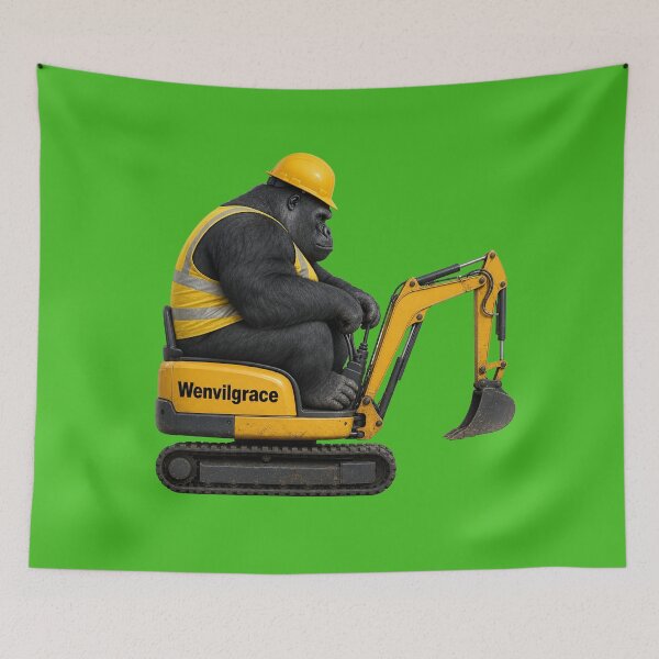 Item preview, Copy of Construction Gorilla designed and sold by Wenvilgrace.