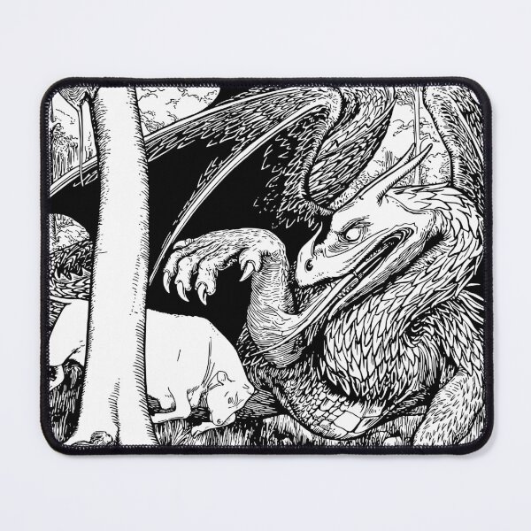 Item preview, Dragon Battle with Monkeys, Bull, and Boy designed and sold by AnimaliaStar.
