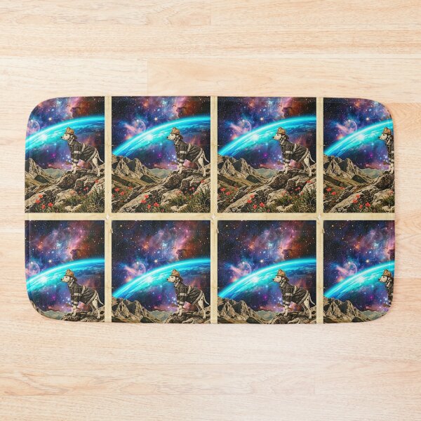 Item preview, Dalmatian Firefighter Hero Watching the Cosmic Horizon designed and sold by PictoVibe.