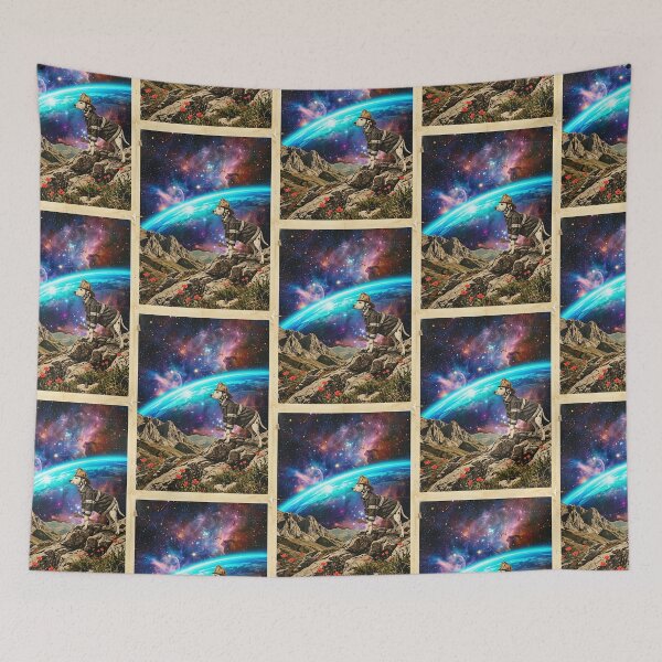 Item preview, Dalmatian Firefighter Hero Watching the Cosmic Horizon designed and sold by PictoVibe.