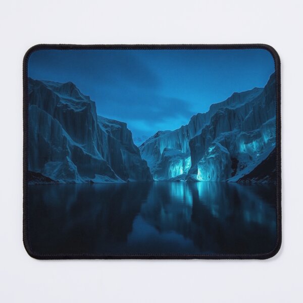 Item preview, Moody Blue Night Canyon Waters designed and sold by IntelliMindDesigns.
