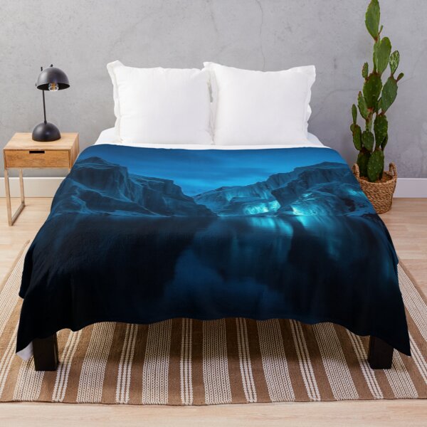 Item preview, Moody Blue Night Canyon Waters designed and sold by IntelliMindDesigns.