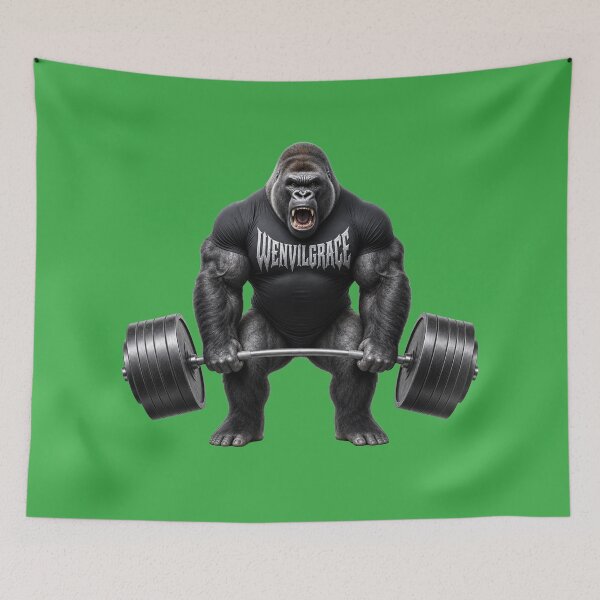 Item preview, Copy of Deadlift Gorilla Gym Gift designed and sold by Wenvilgrace.