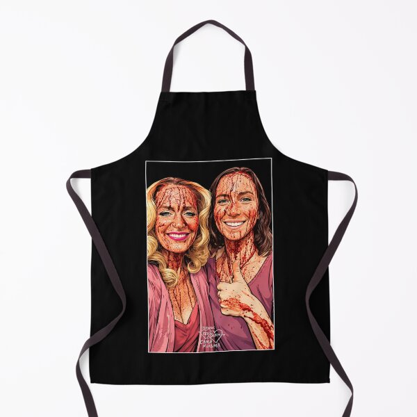 Item preview, Selfie of Hannah Einbinder and Gillian Anderson in Camp Miasma (fan art) designed and sold by PopCultureAndStuff.