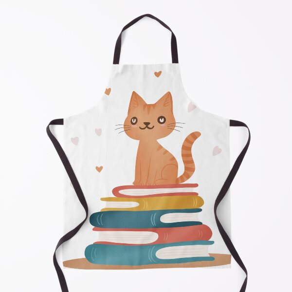 Item preview, Cute Cat on Books – Cozy Book Lover Illustration designed and sold by DinaArtStudio.