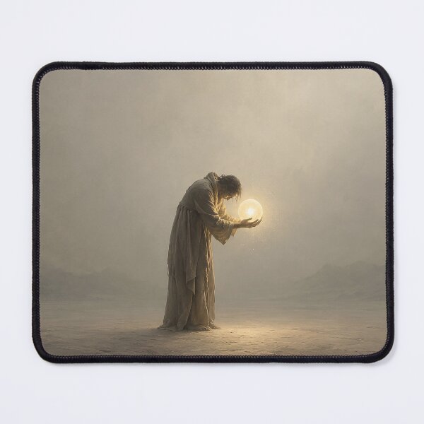 Item preview, The Weight of Light – Spiritual Wall Art, Symbolic Mystical Art, Meditation Decor designed and sold by SacredLensV.