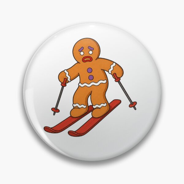 Item preview, Gingerbread Skier designed and sold by wingoo22.