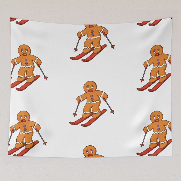 Item preview, Gingerbread Skier designed and sold by wingoo22.