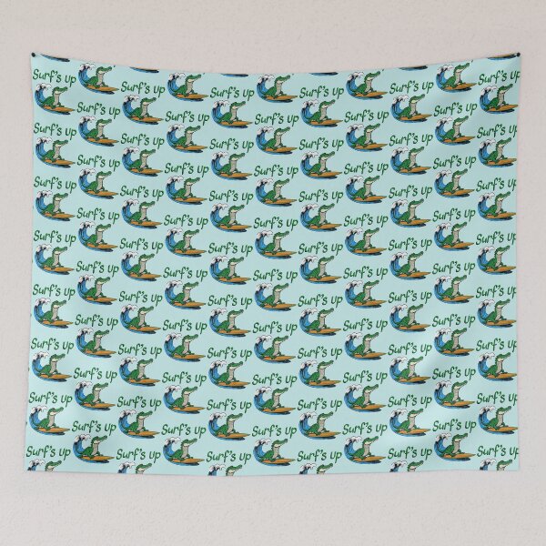 Item preview, Surfing Alligator  designed and sold by ToadsWorkshop.