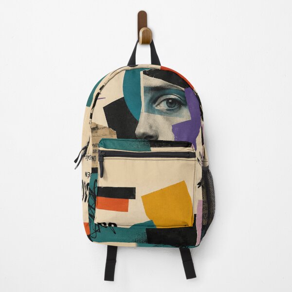Item preview, El azar también tiene intención — Retrato de collage surrealista dadaísta designed and sold by MarksBook.
