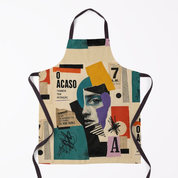 Item preview, Chance Has Intention Too — Dada Surreal Collage Portrait designed and sold by MarksBook.