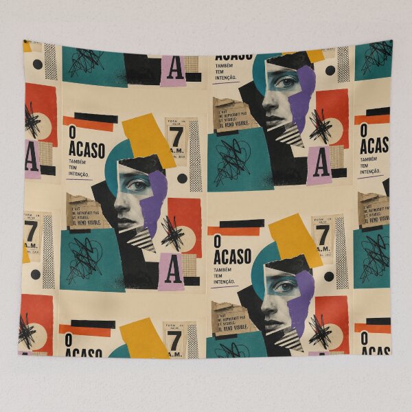 Item preview, Chance Has Intention Too — Dada Surreal Collage Portrait designed and sold by MarksBook.