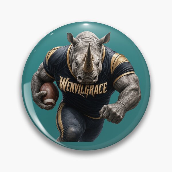 Item preview, Copy of Charging Rhino Football Gift designed and sold by Wenvilgrace.