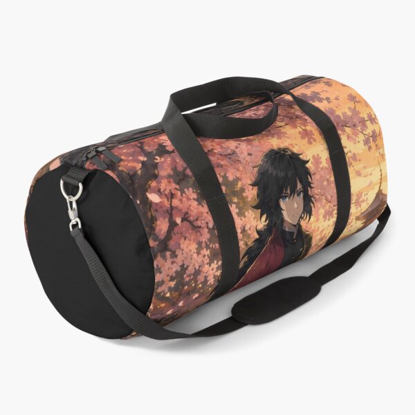 Item preview, Giyu Tomioka Demon Slayer Sakura Temple Sunset designed and sold by mildaclairmo.