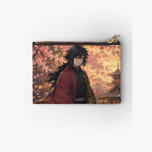 Item preview, Giyu Tomioka Demon Slayer Sakura Temple Sunset designed and sold by mildaclairmo.