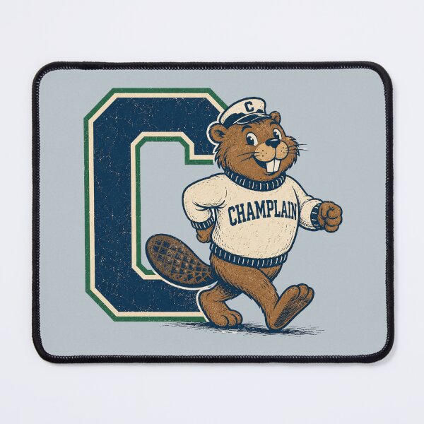 Item preview, Vintage Champlain Beaver Mascot designed and sold by daintyriot.