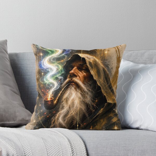 Item preview, The Smoke Between Worlds – Mystical Wizard & Celestial Sage designed and sold by SacredLensV.