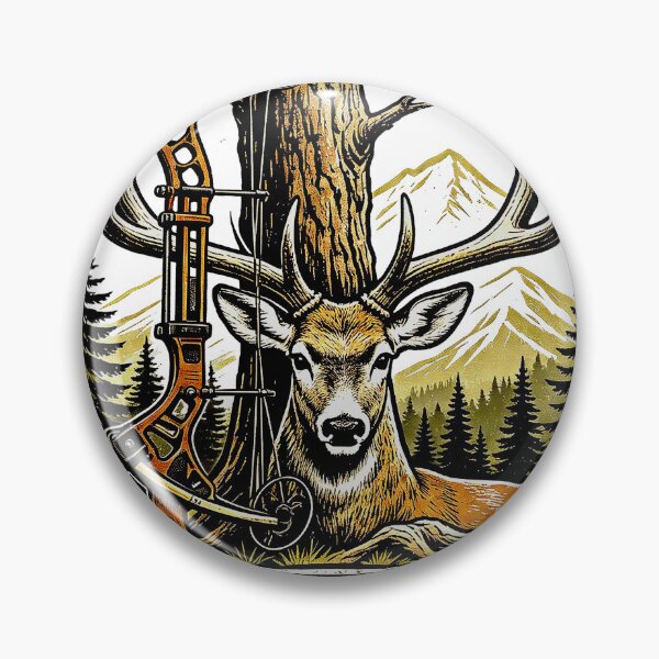 Item preview, Bowhunting Shirt – Silent Pursuit Vintage Archery Hunting Design designed and sold by Mahilis.