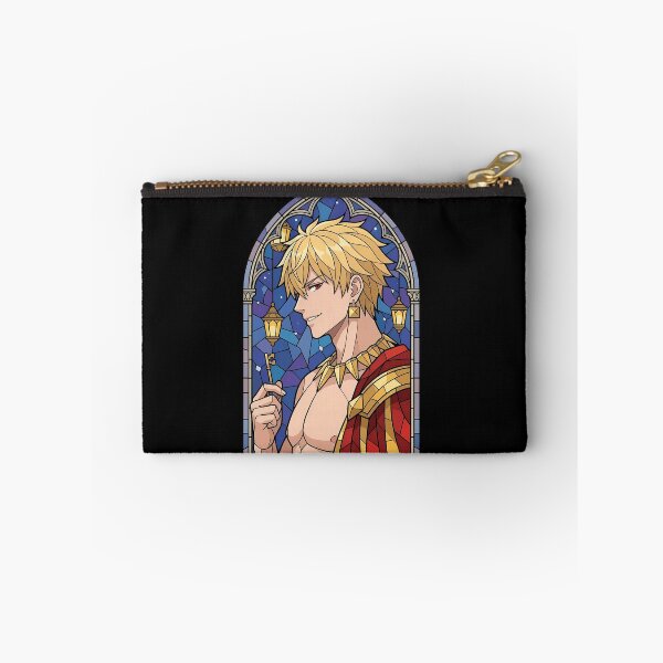 Item preview, Gilgamesh Fate Stay Night Golden King Stained Glass Smile designed and sold by mildaclairmo.