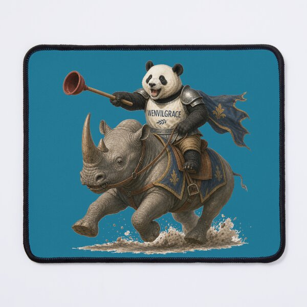 Item preview, Copy of Panda Knight with Plunger Gift designed and sold by Wenvilgrace.