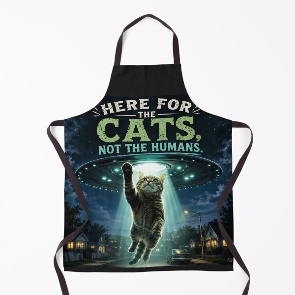 Item preview, Here for Cats designed and sold by aliengalaxiesglobal.